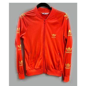 Adidas Originals Neon Orange Jersey Jacket